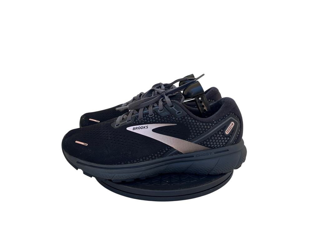 Womens Brooks Ghost 14 Cushioned Running Shoes Size 11 Black Bronze